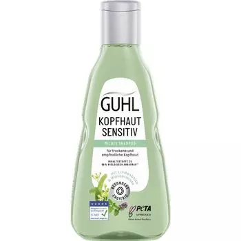 Чувствительная кожа головы Мягкий шампунь Guhl, 250 ml