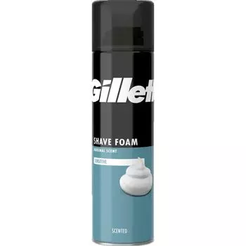 Чувствительная пена для бритья Gillette, 200 ml