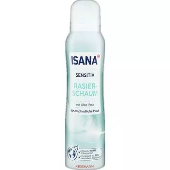 Чувствительная пена для бритья ISANA, 150 ml