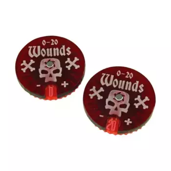 Циферблаты ран — # 0-20, Warhammer - Age of Sigmar Accessories (Litko Aerosystems)