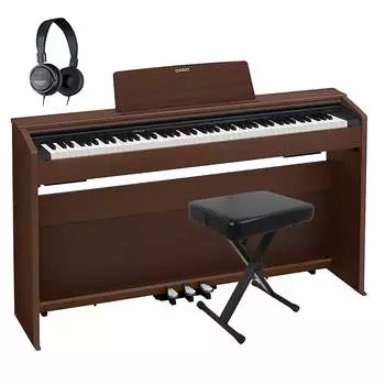 Цифровое пианино Casio Privia PX-870 — коричневый BONUS PAK
