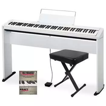 Цифровое пианино Casio Privia PX-S1100 — белый НАБОР ДЛЯ ДОМА PX-S1100 - White