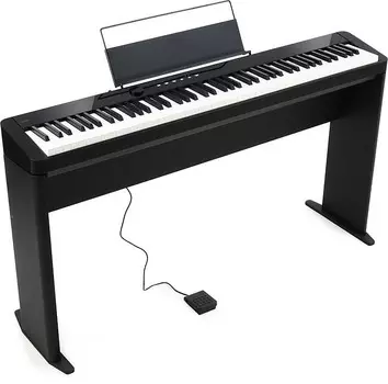 Цифровое пианино Casio Privia PX-S1100 — черное с подставкой CS68 PX-S1100CS
