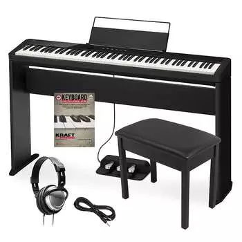 Цифровое пианино Casio Privia PX-S1100 — черный ПОЛНЫЙ НАБОР ДЛЯ ДОМА PX-S1100 - Black