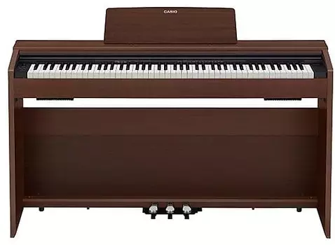 Цифровое пианино Casio PX870 BN Privia в коричневом цвете