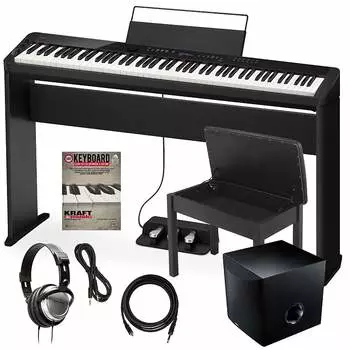 Цифровое пианино Casio PX-S3100 — черный ПОЛНЫЙ КОМПЛЕКТ ДЛЯ ДОМА ПЛЮС САБ