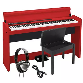 Цифровое пианино Korg LP-380U - красный ПОЛНЫЙ НАБОР ДЛЯ ДОМА LP-380U Red