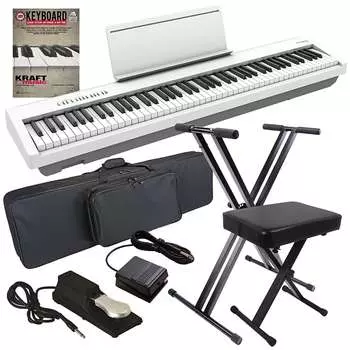Цифровое пианино Roland FP-30X, белое, STAGE ESSENTIALS BUNDLE