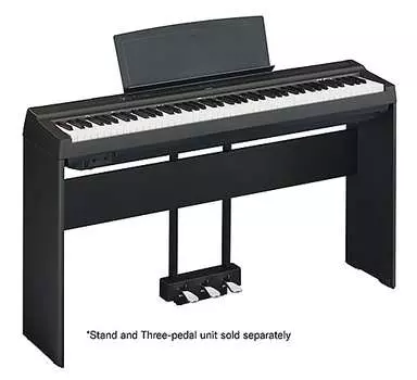 Цифровое пианино Yamaha P125AB, черное P125a Digital Piano, Black