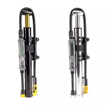 Цифровой ножной насос Lezyne Micro Floor Drive HPG, серебро / серебро