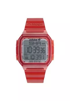 Цифровые часы DIGITAL ONE GMT adidas Originals, красный