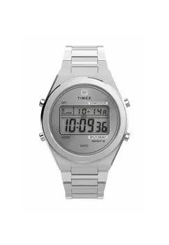 Цифровые часы QUARTZ CONTINENTAL Timex, серебряный