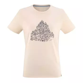 CIMA COLLAB TS SS W Женская футболка Millet, бежевый