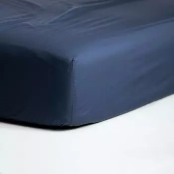Cinderella Weekend - простынь приталенная (до 25 см) - хлопок - 80х210 см - темно-синий
