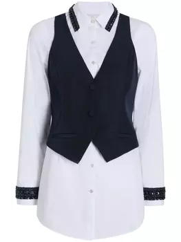 Cinq A Sept декорированный топ Ellery, нейтральный цвет