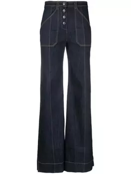 Cinq A Sept джинсы Long Benji, синий