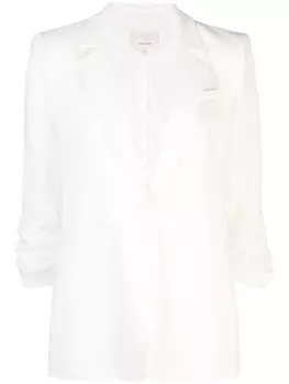Cinq A Sept креповый блейзер Khloe, белый