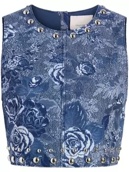 Cinq A Sept майя топ, синий