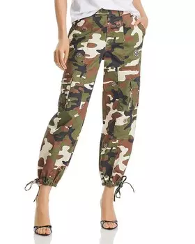 Cinq Sept Брюки Love Camo Zola, зеленый