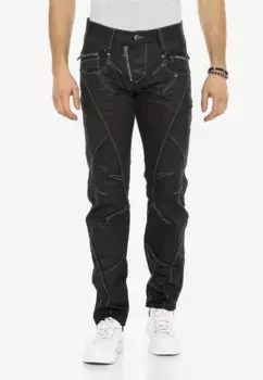 Cipo & Baxx Удобные джинсы на молнии, черный