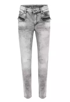 Cipo & Baxx Удобные джинсы с ярким эффектом, серый