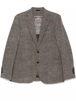 Circolo 1901 однобортный блейзер, коричневый