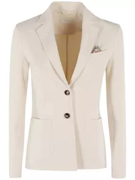 Circolo 1901 однобортный пиджак, белый