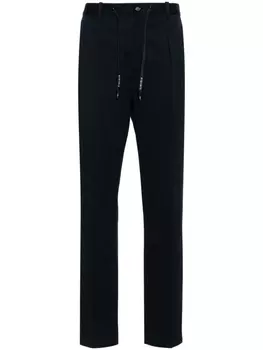 Circolo 1901 прямые брюки со складками, синий