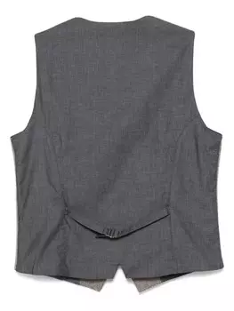 Circolo 1901 жилет в клетку, коричневый