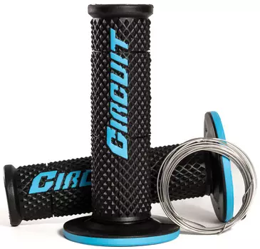 Рукоятка на руль Circuit Equipment CIRCUIT V, синий
