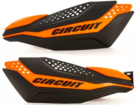 Защита на руль матоцикла Circuit Equipment DAKAR, оранжевый