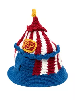 Цирковая шапка крючком KidSuper, синий