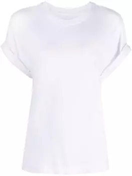 Citizens of Humanity футболка Lupita с подвернутыми манжетами, белый