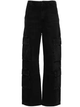 Citizens of Humanity прямые джинсы карго Delena, черный