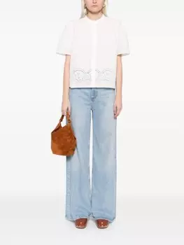 Citizens of Humanity широкие джинсы Paloma, синий