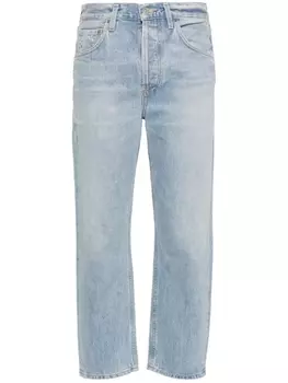 Citizens of Humanity укороченные джинсы Dahlia средней посадки, синий