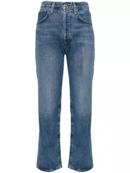 Citizens of Humanity укороченные прямые джинсы Emery, синий