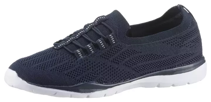 CITY WALK слипоны, тапочки, кроссовки, слипоны с функцией стрейч и резинкой, цвет морской волны