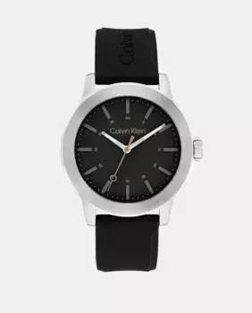 CK Reset 25200471 Мужские часы из стали с черным ремешком Calvin Klein, черный