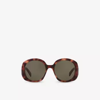 CL000378 CL40242I солнцезащитные очки из ацетата в круглой оправе Celine, желтый