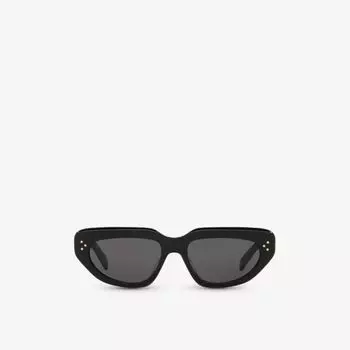 Cl40273u солнцезащитные очки bold с 3 точками из ацетата кошачьего глаза Celine, черный