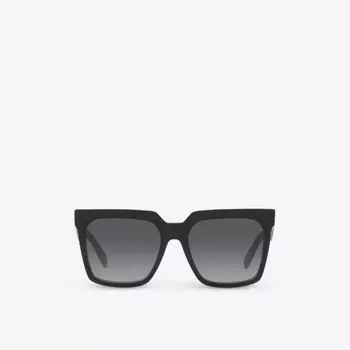 Cl4055in прямоугольные солнцезащитные очки из ацетата Celine, черный