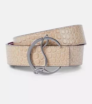 CL Лого реверсивный кожаный ремень Christian Louboutin