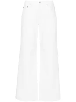 Clara заниженная посадка расклешенные Джинсы AGOLDE, белый