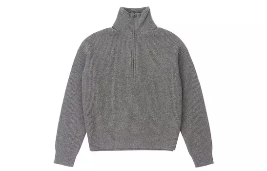 Clare Waight Keller Co-branded Collection свитер женский Lead Gray Uniqlo