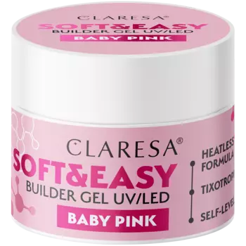 Claresa гель для наращивания ногтей "детский розовый", 45 г