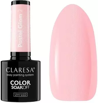 CLARESA HYBRID POLISH PASTEL GLAM 3–5 г, 4 МАССЫ
