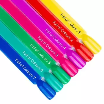 Claresa, Набор гибридных коллекций Full Of Colors, 7 предметов