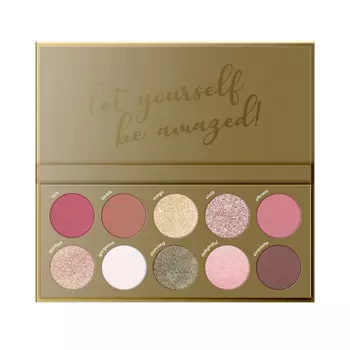 Claresa, Палитра теней для век, (10) Golden Hour, 12 г