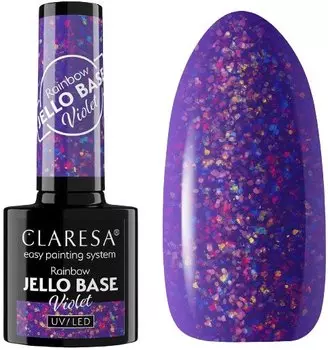 Claresa, Rainbow Jello Base, Hybrid Base - Violet, 5 г
